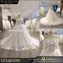 Moda profissional melhor vestido de casamento nupcial muçulmano